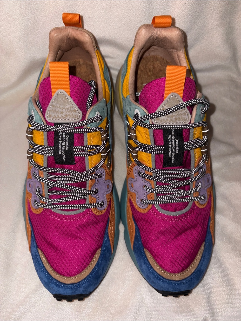 Flower Mountain YAMANO 3 WOMAN Sneakers in Orange- Raspberry- Black - Picture 10 of 16